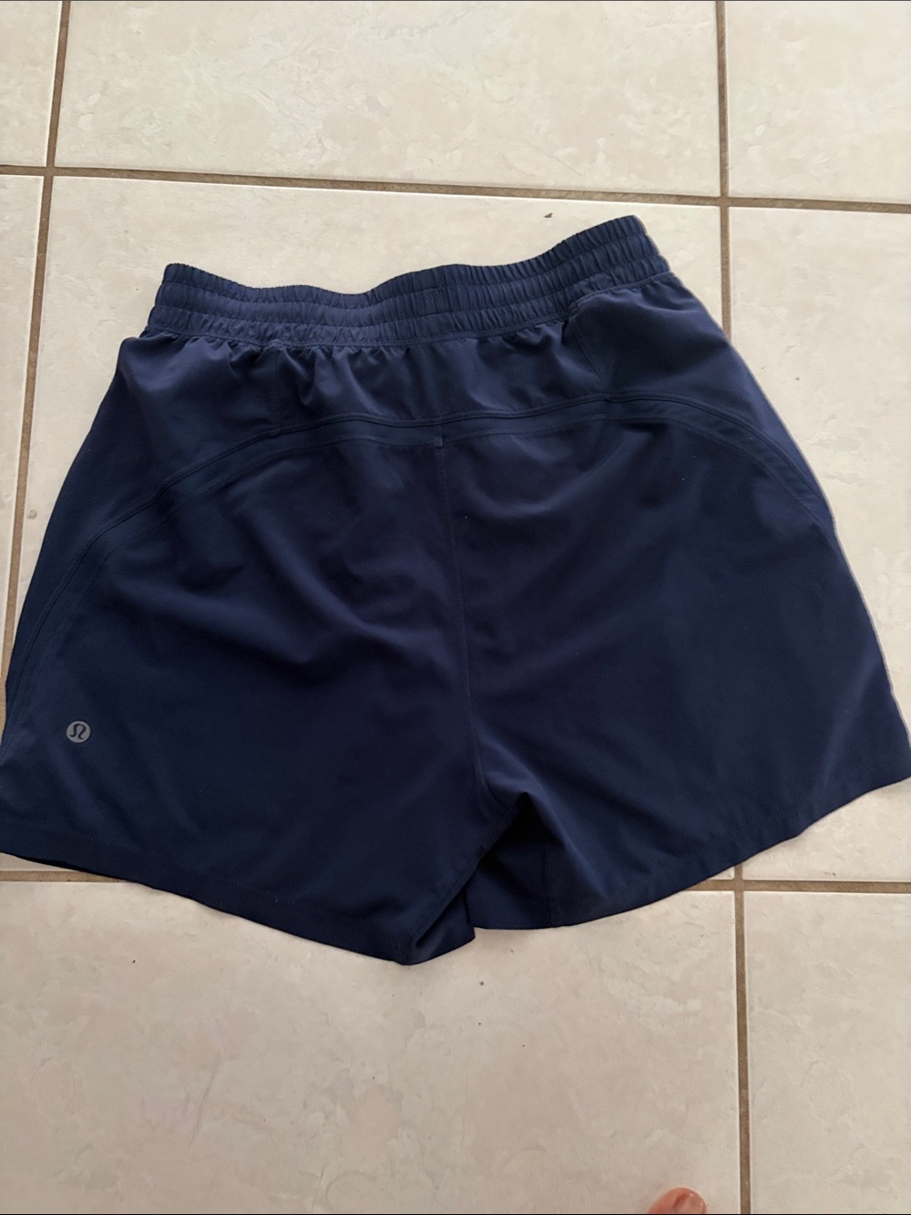 lululemon athletica Navy Drawstring Shorts - Picture 3 of 8